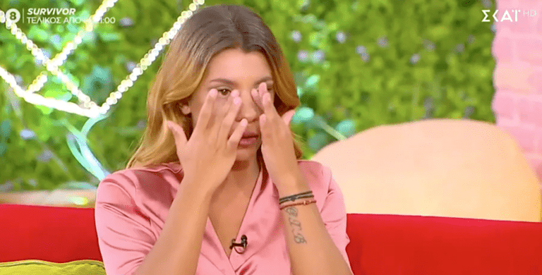 Μαριαλένα Ρουμελιώτη: Ξέσπασε σε κλάματα για τον Γιώργο Λιβάνη στον αέρα του ΣΚΑΪ (Vid)