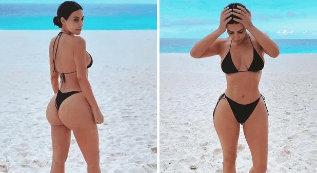 «Έχετε δει πώς είναι το πραγματικό της κορμί χωρίς ρετούς;»: Η φωτογραφία που εξαφάνισε η Kim Kardashian μετά τον σάλο (Pic)