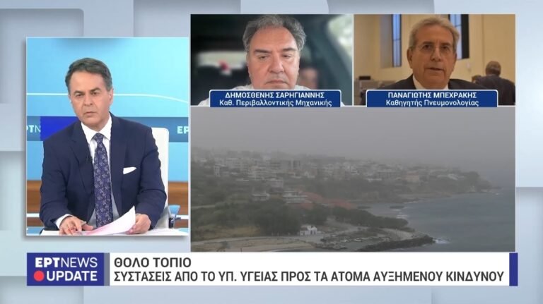 Η αφρικανική σκόνη ξανά χτυπά… Συστάσεις από το Υπουργείο Υγείας, ποιοι κινδυνεύουν και τι να προσέξουμε