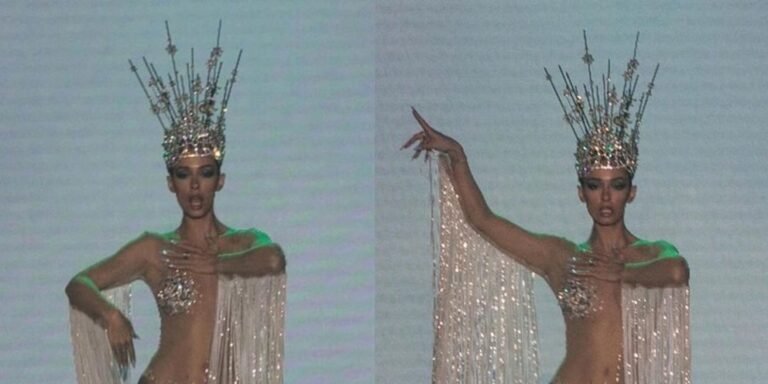 Σάλος με την Φουρέιρα: Φόρεσε τον σταυρό στο βρακί της και εμφανίστηκε στα MadWalk (video)