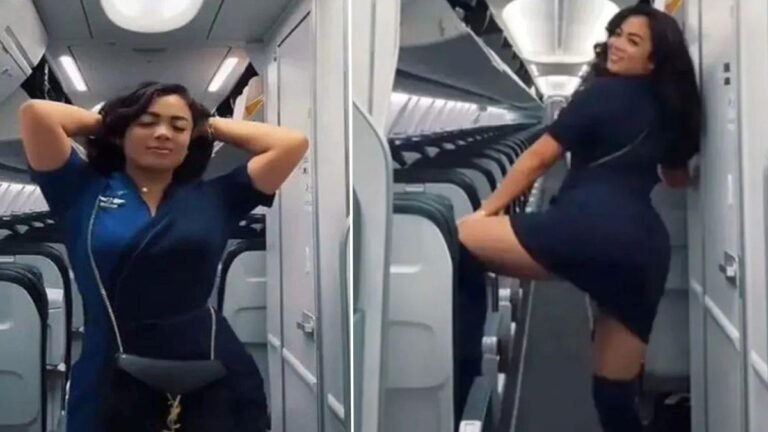Αεροσυνοδός κάνει twerk μέσα στο αεροπλάνο, γίνεται VIRAL και απολύεται από την δουλειά της (video)